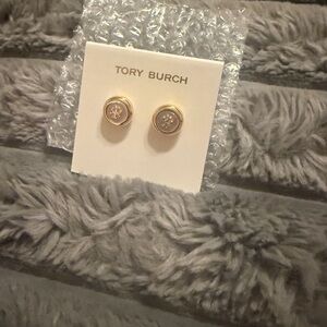Tory Burch Gold Stud Earrings
